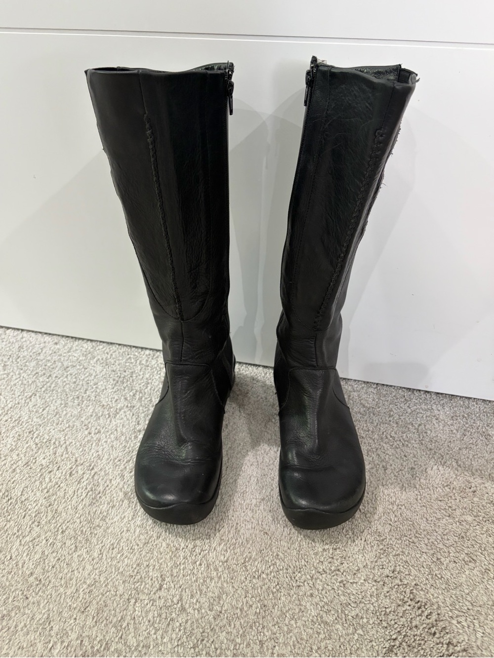 Keen Classic Mid-Calf Leather Boots, Women’s Black Size 8.5 Boots, Excellent Cnd - Picture 3 of 8